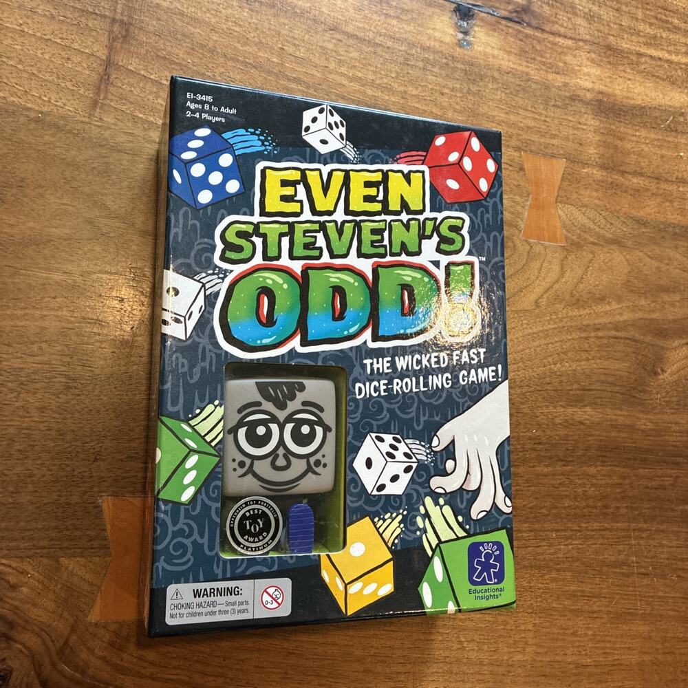 **COMPLETE** Even Steven’s Odd! Dice Game 2016 Educational Insights Thinkfun